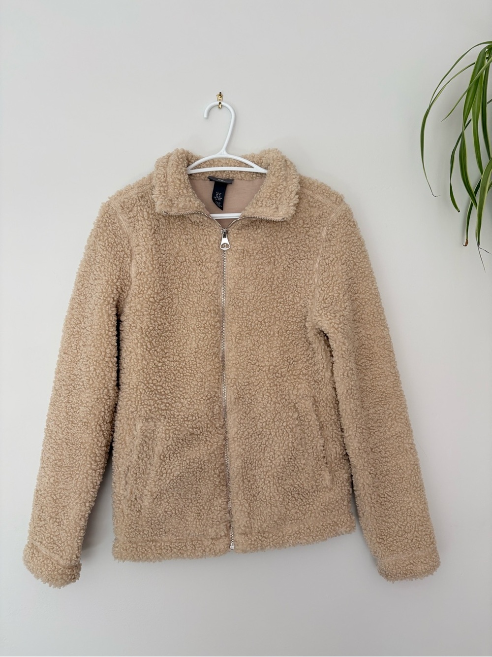 H&M Teddy Sherpa Zip Jacket